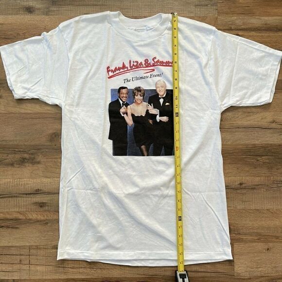 Single Stitch Sinatra Sammy Davis Liza Minelli Shirt 1989 Ultimate Event Large - Picture 6 of 10
